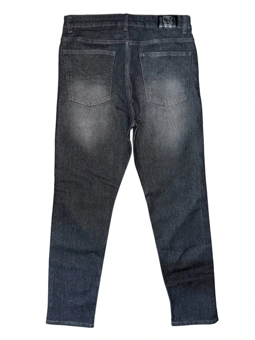 Black Acid Wash Y2K Streetwear Skinny Jeans